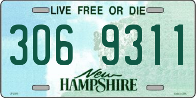 NH license plate 3069311