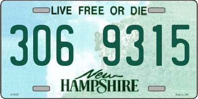 NH license plate 3069315