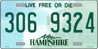 NH license plate 3069324