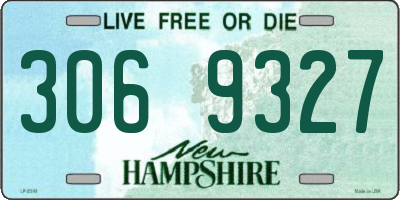 NH license plate 3069327
