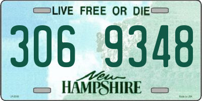 NH license plate 3069348
