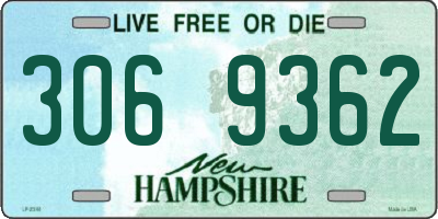 NH license plate 3069362