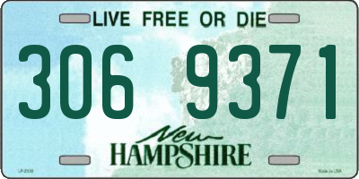 NH license plate 3069371