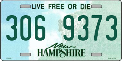 NH license plate 3069373