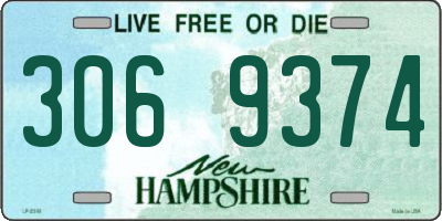 NH license plate 3069374