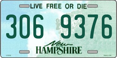 NH license plate 3069376
