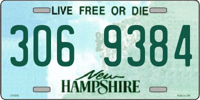 NH license plate 3069384