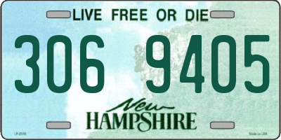 NH license plate 3069405