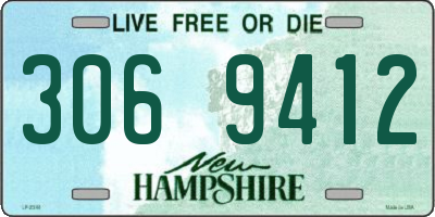 NH license plate 3069412