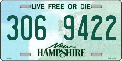 NH license plate 3069422