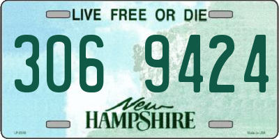 NH license plate 3069424