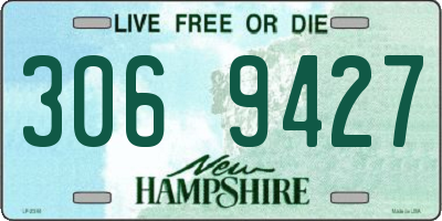 NH license plate 3069427