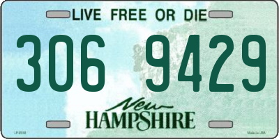 NH license plate 3069429