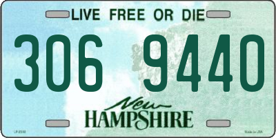 NH license plate 3069440