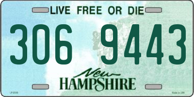 NH license plate 3069443