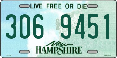 NH license plate 3069451