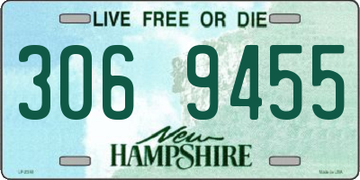 NH license plate 3069455
