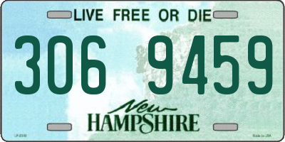 NH license plate 3069459