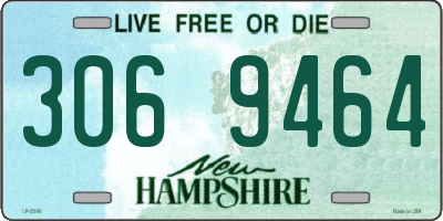 NH license plate 3069464