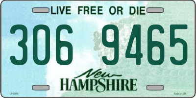 NH license plate 3069465