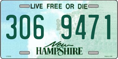 NH license plate 3069471