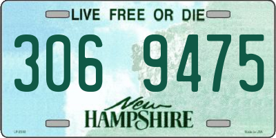 NH license plate 3069475