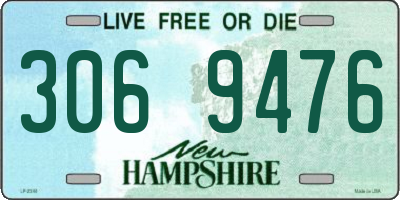 NH license plate 3069476