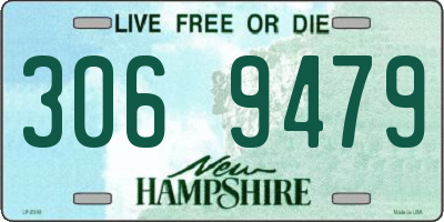NH license plate 3069479