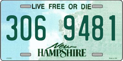 NH license plate 3069481