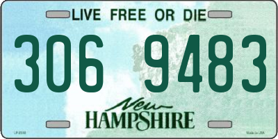 NH license plate 3069483