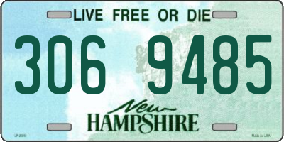 NH license plate 3069485