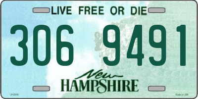 NH license plate 3069491
