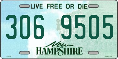 NH license plate 3069505