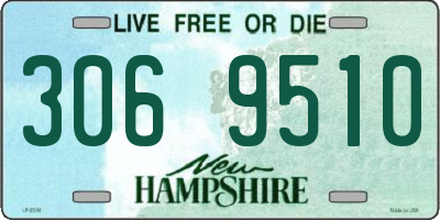 NH license plate 3069510