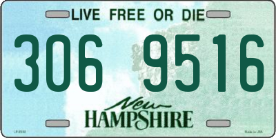 NH license plate 3069516