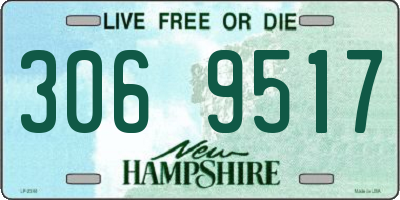NH license plate 3069517