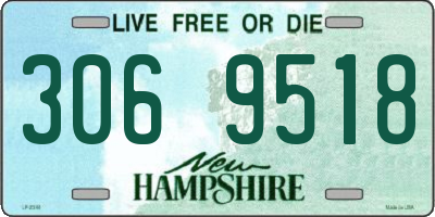 NH license plate 3069518
