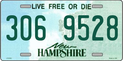 NH license plate 3069528