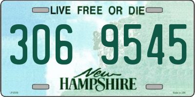 NH license plate 3069545