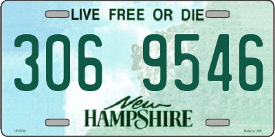 NH license plate 3069546