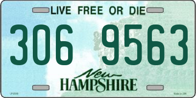 NH license plate 3069563