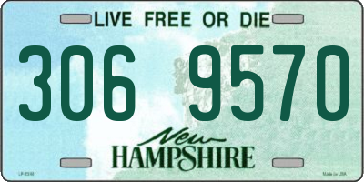 NH license plate 3069570