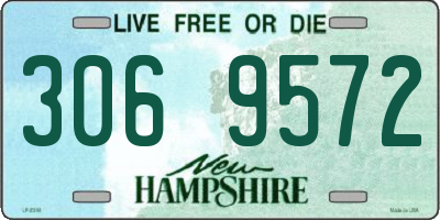NH license plate 3069572
