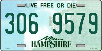 NH license plate 3069579
