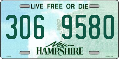 NH license plate 3069580