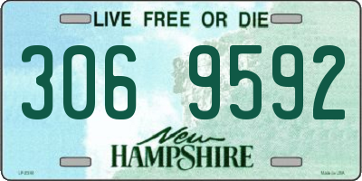 NH license plate 3069592