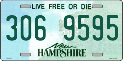 NH license plate 3069595