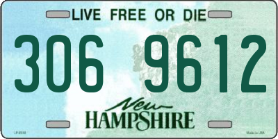 NH license plate 3069612