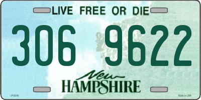 NH license plate 3069622