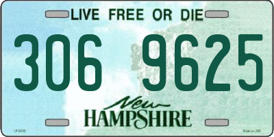 NH license plate 3069625